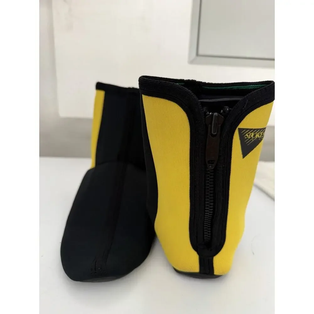 Spikes Wear Zip-Up Aqua Shoes Medium Black/ Yellow
